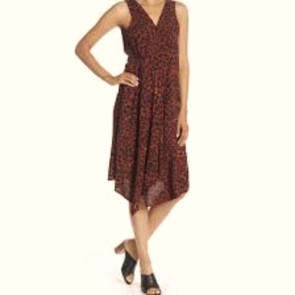 Beach Lunch Lounge leopard print Anais midi dress- NWT